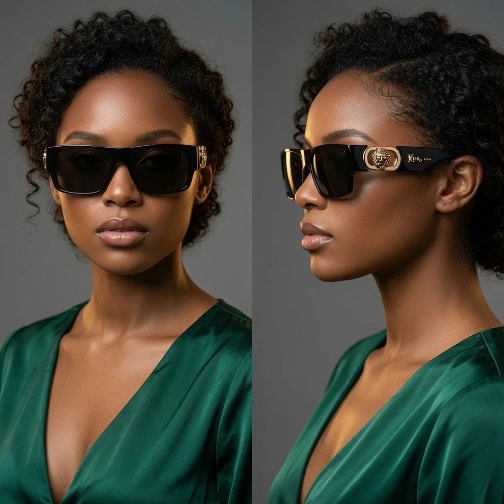 Fashion Women Sunglasses Square Retro Vintage Retro Shades UV Protection Shades